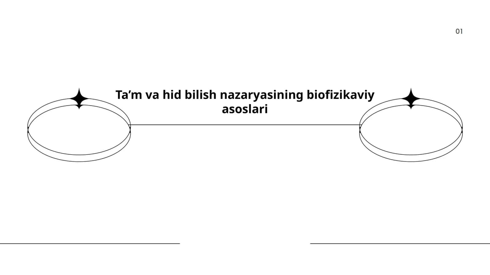 Ta’m va hid bilish nazaryasining biofizikaviy asoslari 1