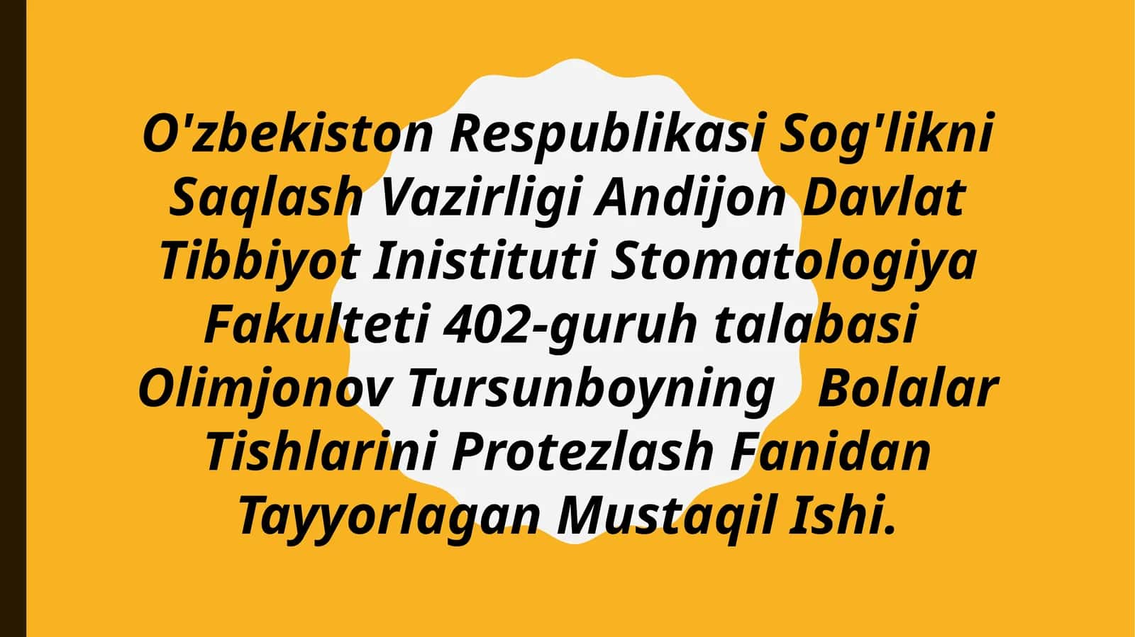 X.N.Shamsiyevning  Ko’priksimon protezi 1