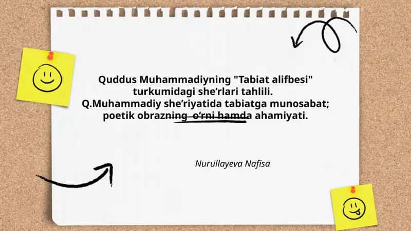 Tabiat alifbesi 1