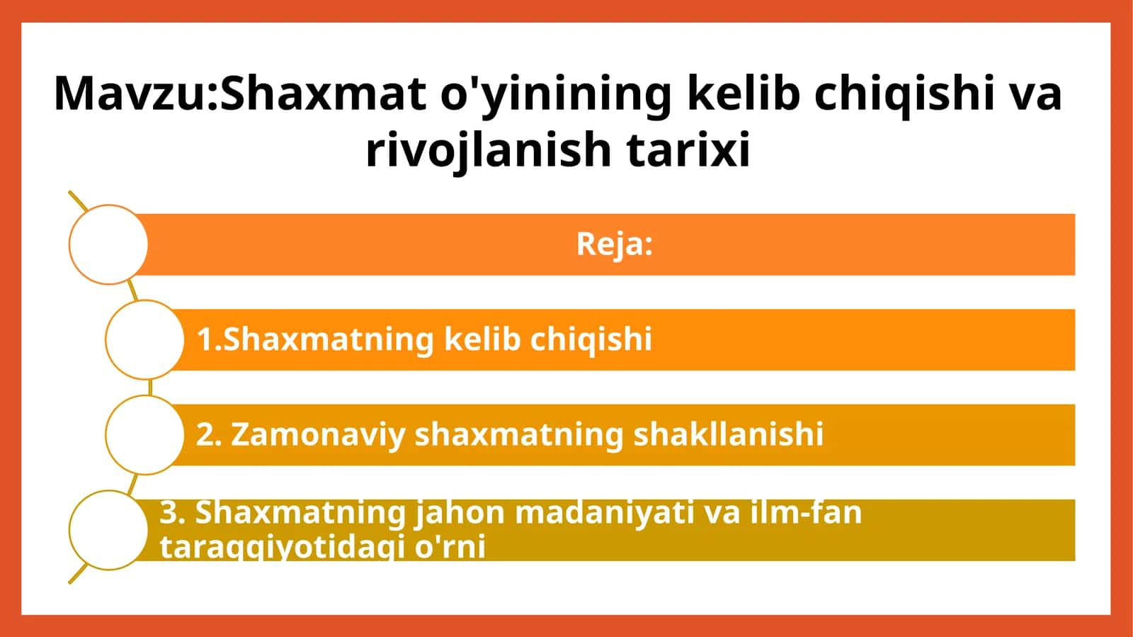 Shaxmat o'yinining kelib chiqishi va rivojlanish tarixi 1