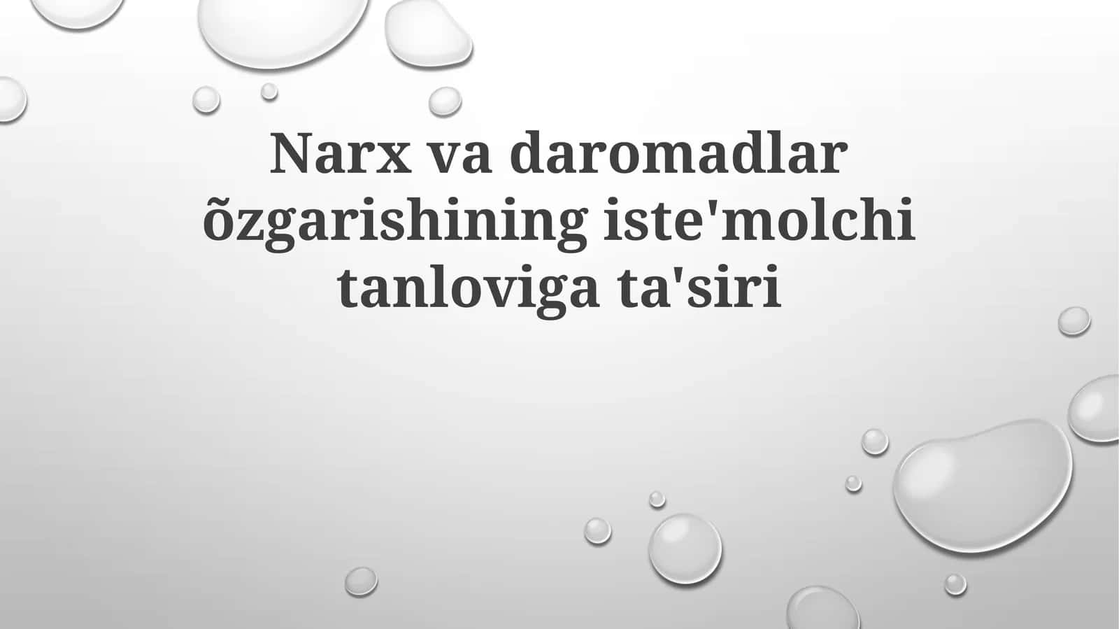 Narxvadaromadlarõzgarishiningiste'molchitanlovigata'siri 1