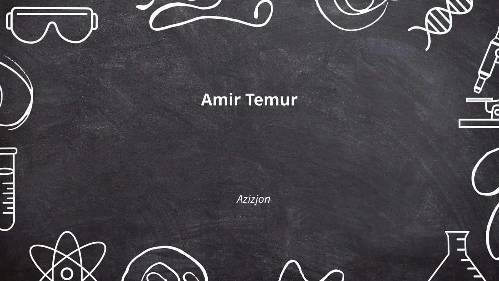 Amir Temur 1