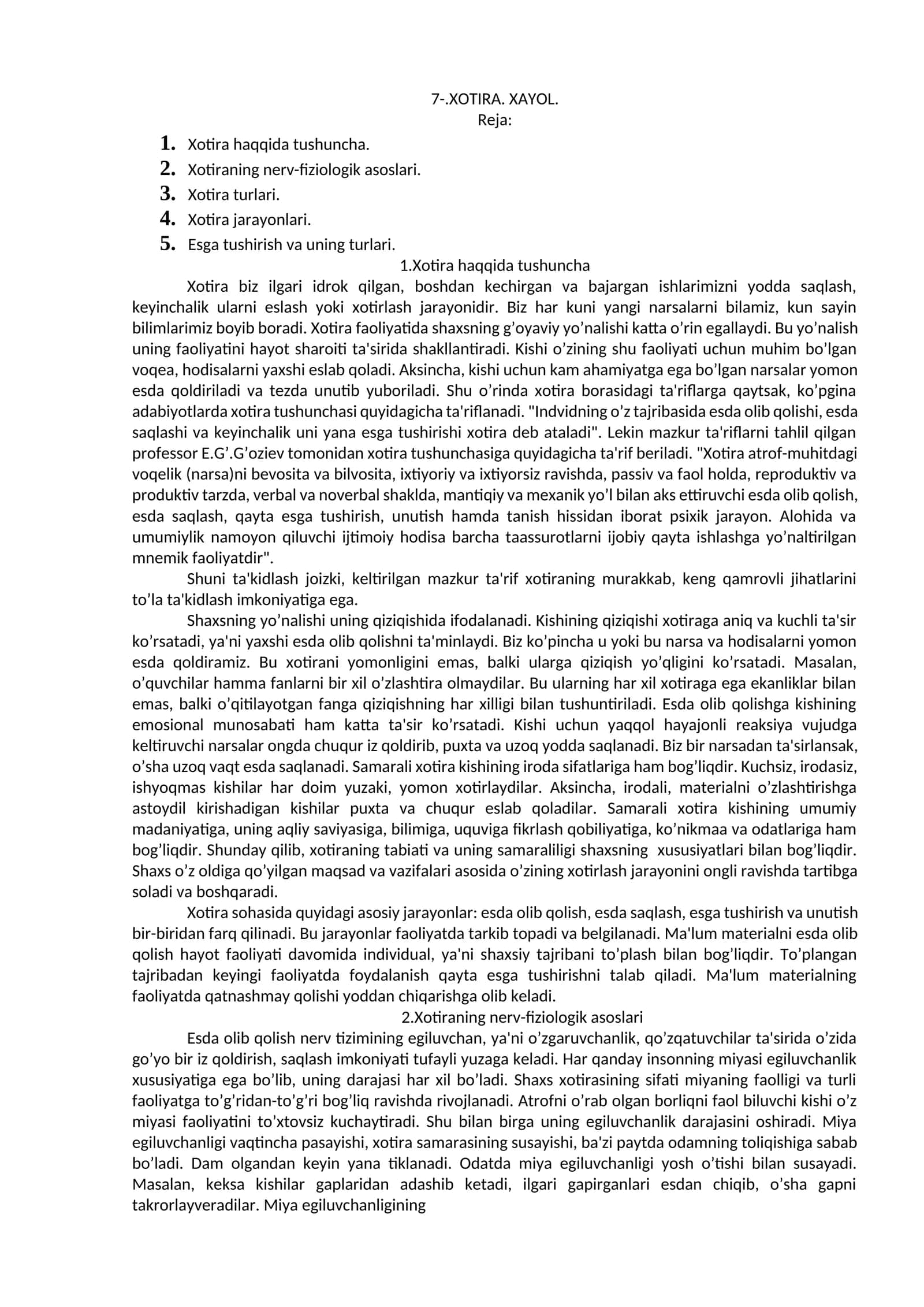 XOTIRA 1