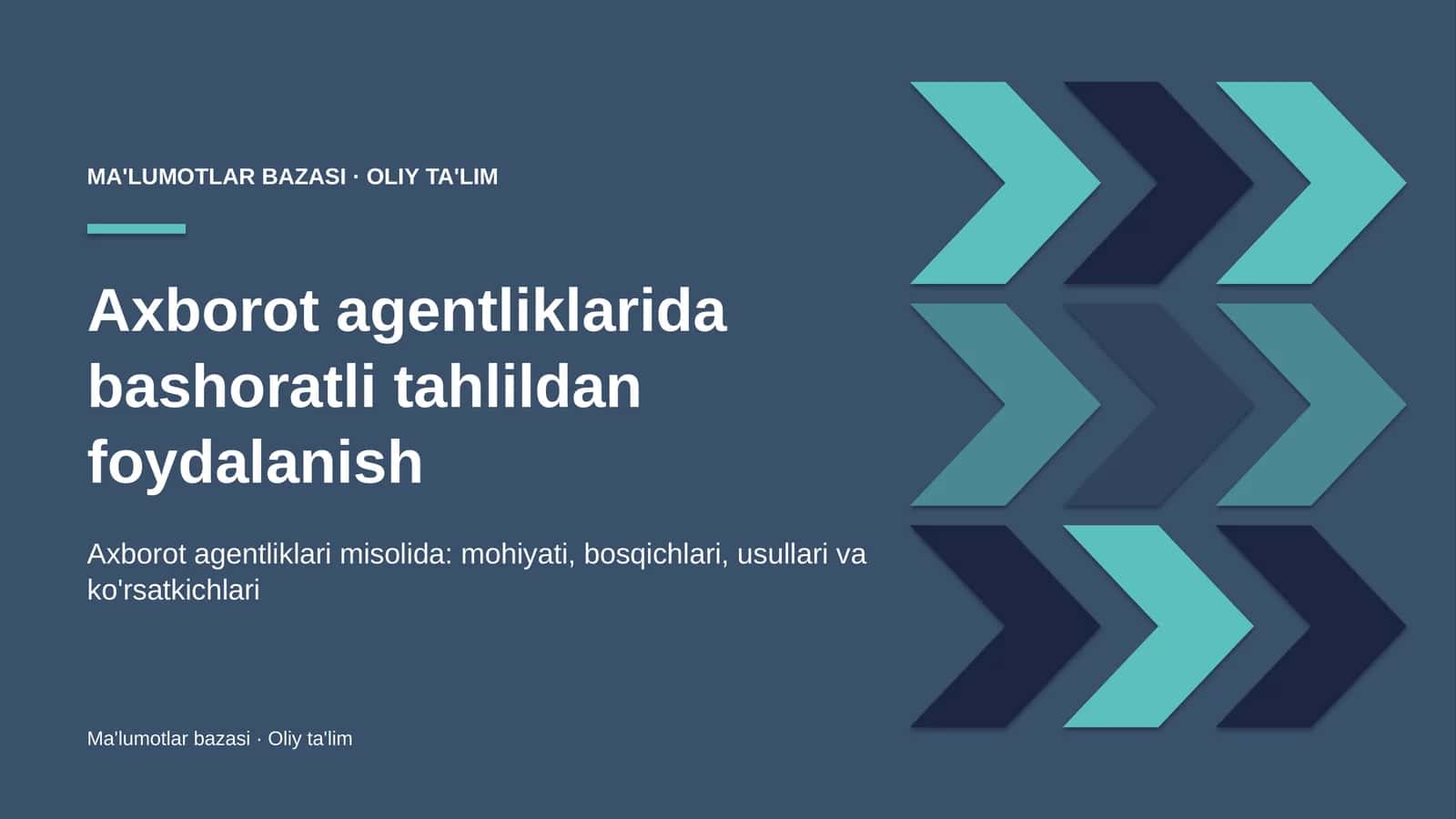 axborot agentliklarida bashoratli tahlildan foydalanish 5371 1