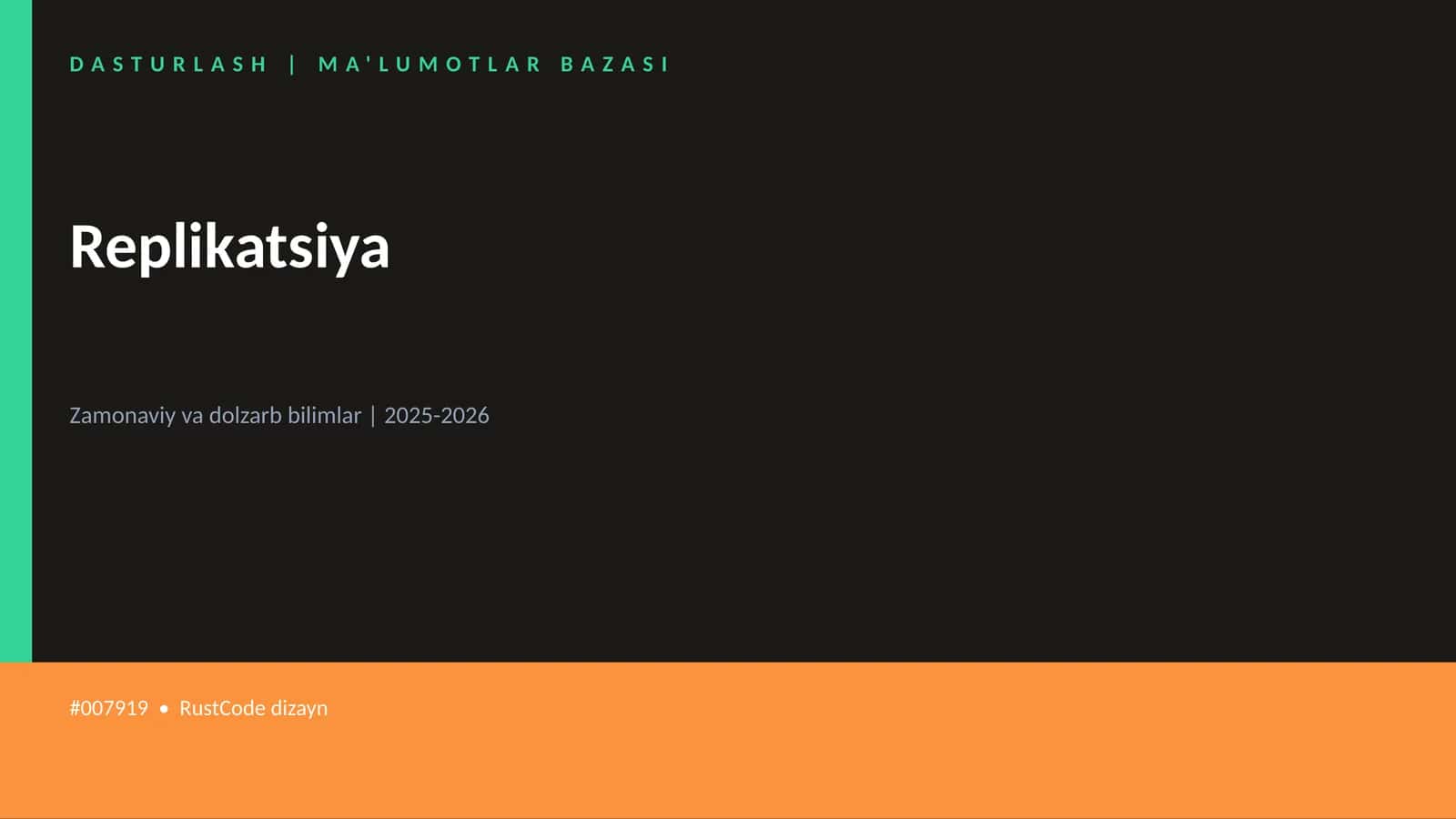 Replikatsiya 1