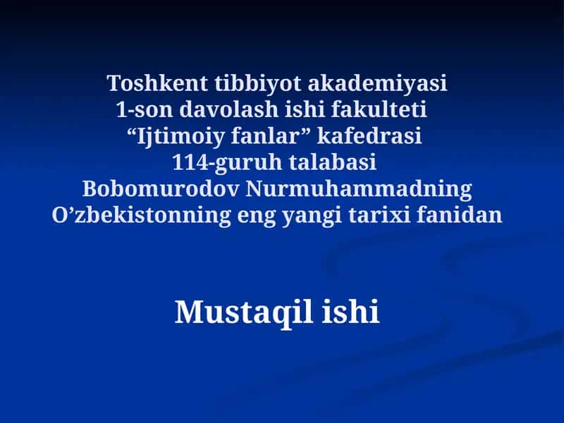 Amir Temur va Temuriylar Davri Renessansi 1