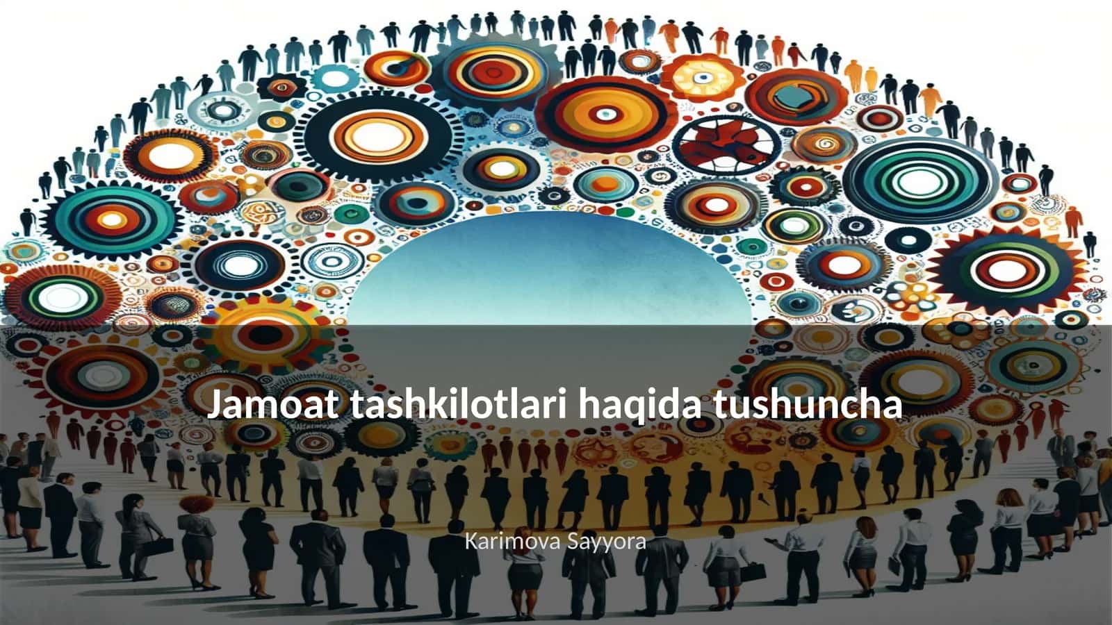 Jamoat tashkilotlari haqida tushuncha 1