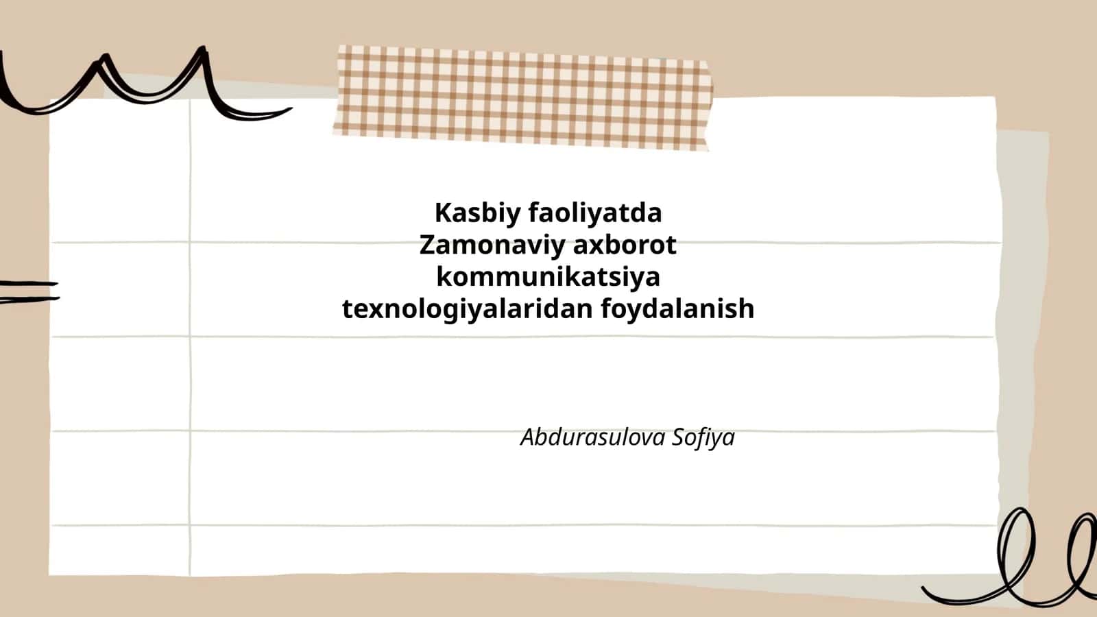 Zamonaviy axborot texnologiyalari 1