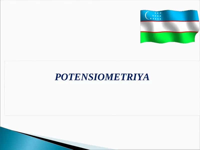 POTENSIOMETRIYA 1