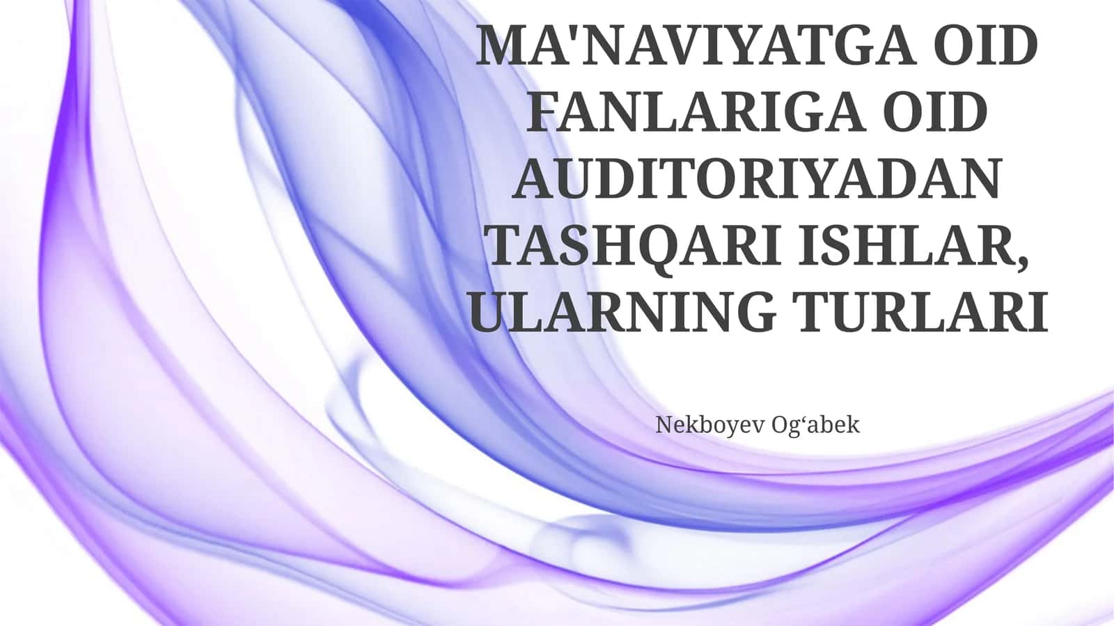 Ma'naviy-axloqiy tarbiyani shakllantirishga oid dasturlar 1