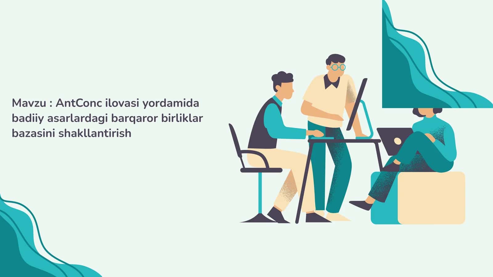 AntConc ilovasi yordamida badiiy asarlardagi barqaror birliklar bazasini shakllantirish 1