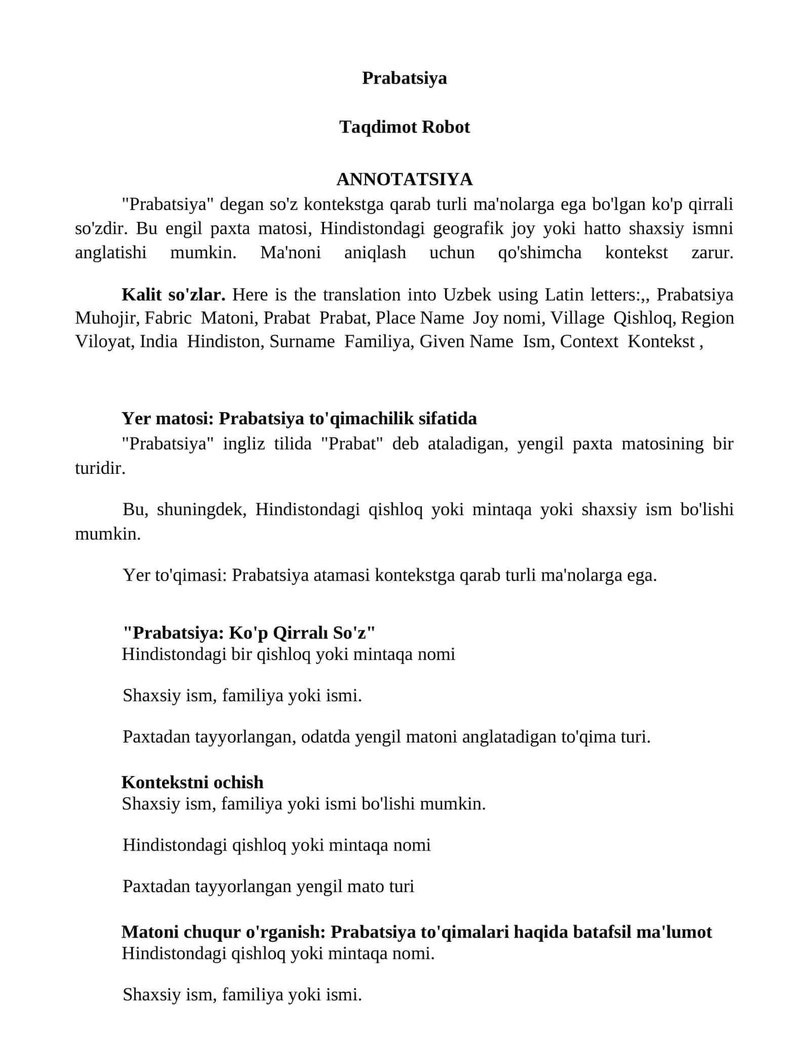 Prabatsiya 1
