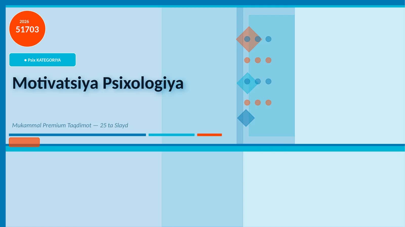 Motivatsiya Psixologiya Mukammal Premium Taqdimot — 25 ta Slayd 1