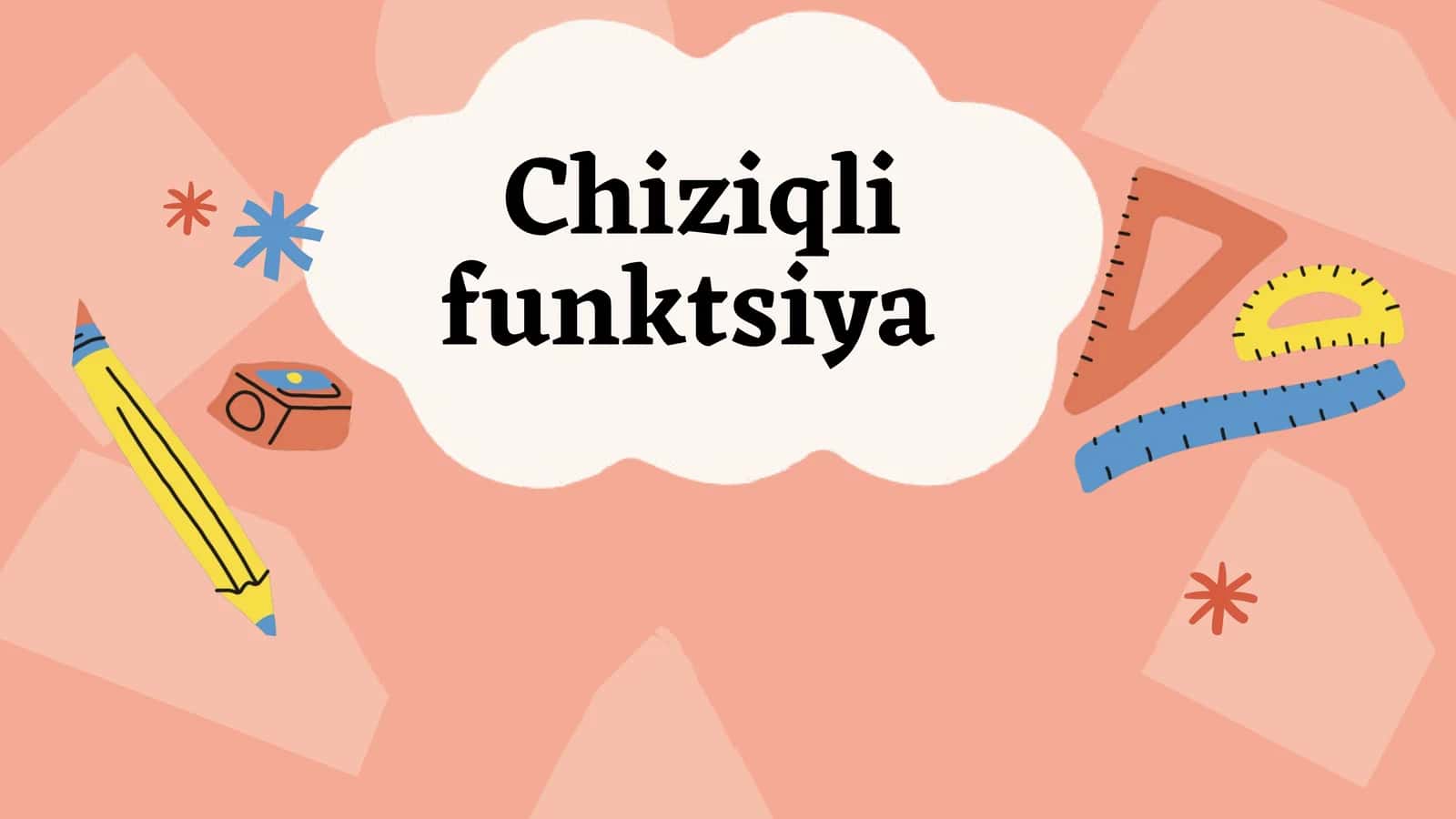 Chiziqli funktsiya 1