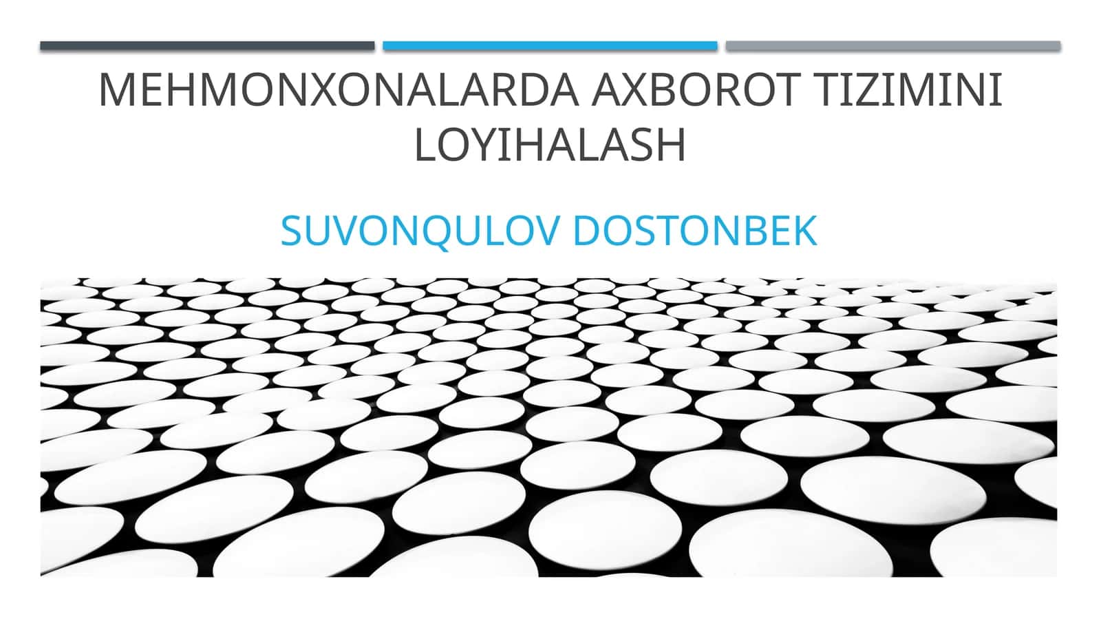 Mehmonxonalarda axborot tizimini loyihalash 1