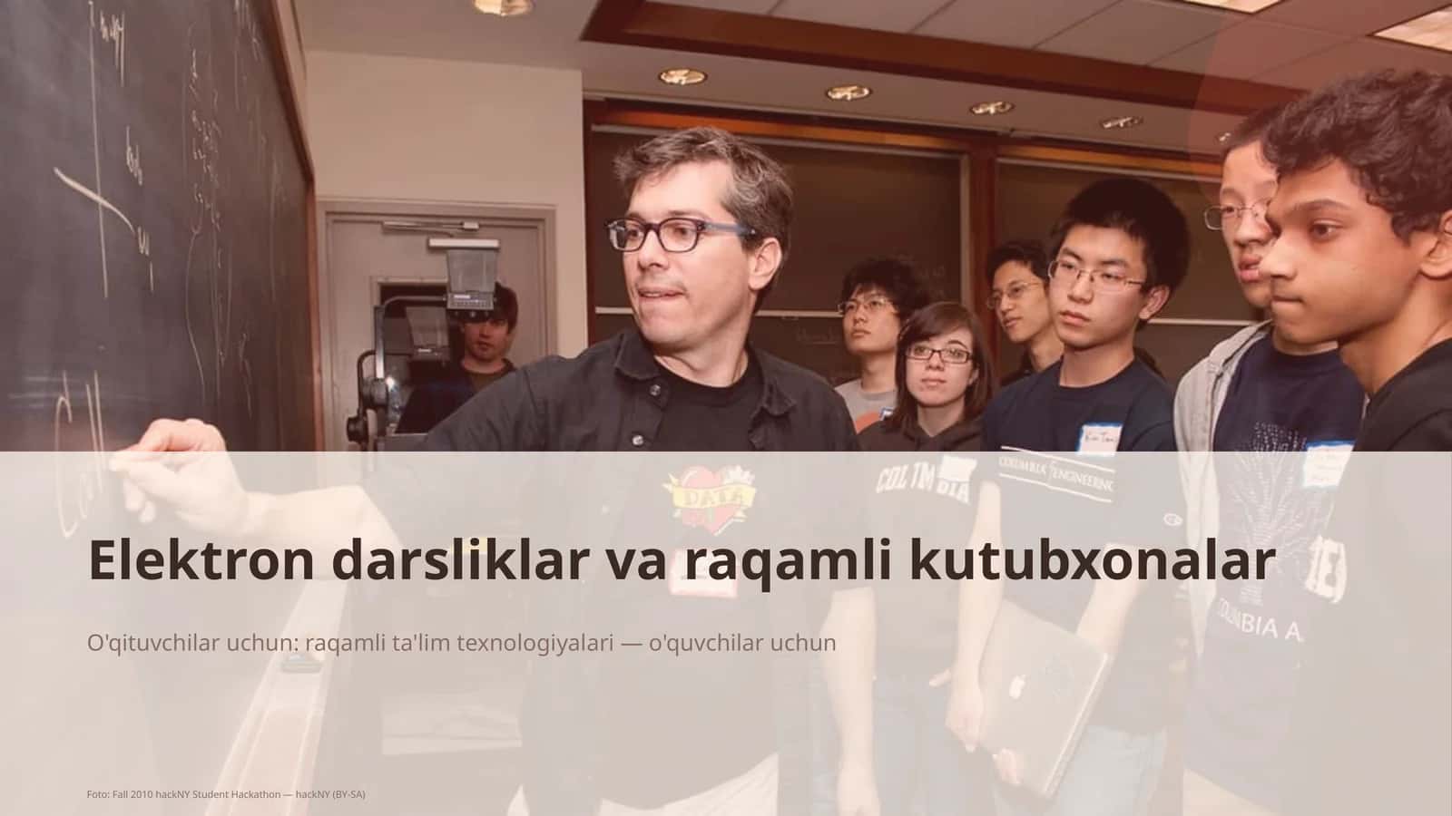 Elektron darsliklar va raqamli kutubxonalar 1