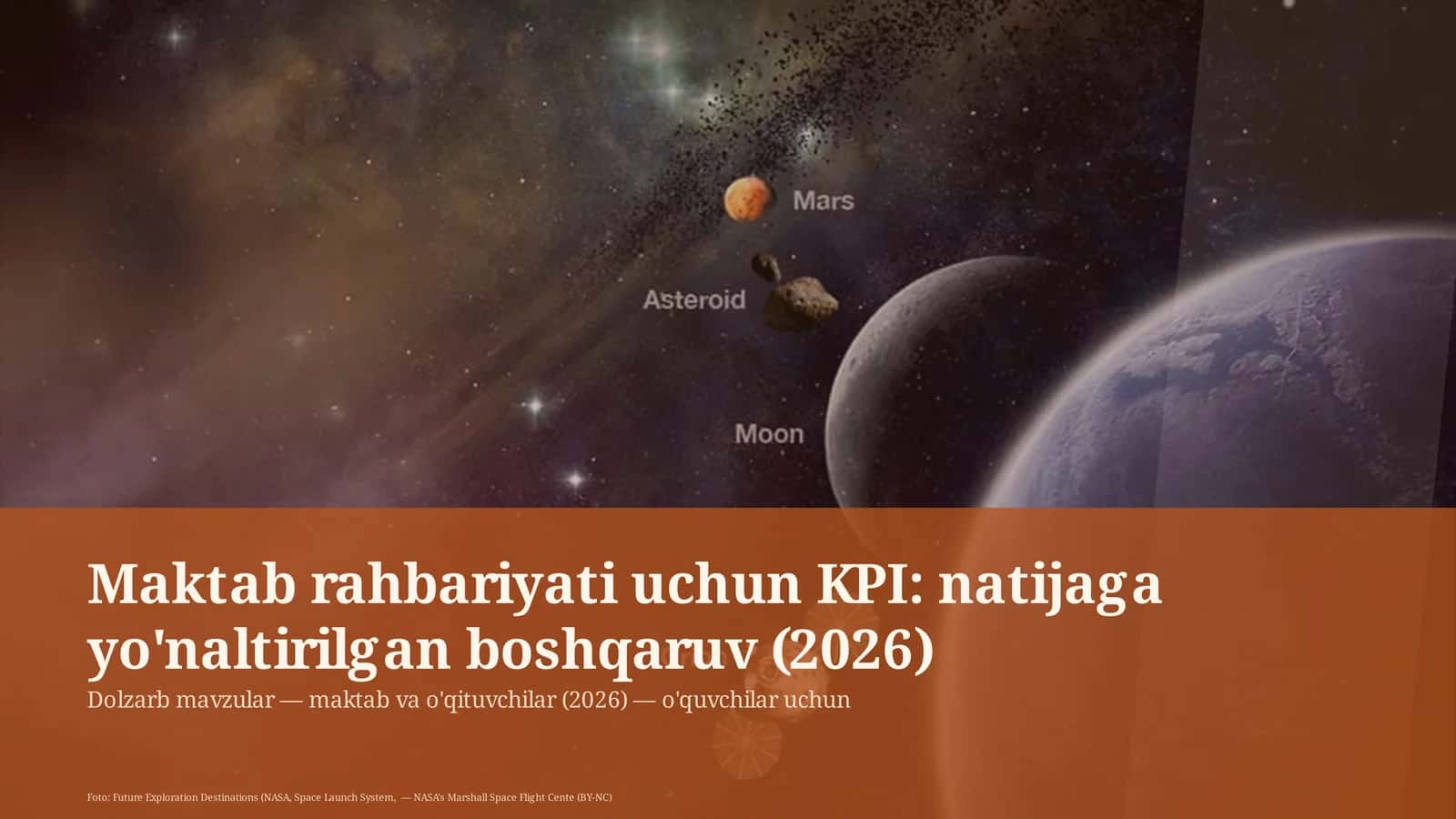Maktab rahbariyati uchun KPI: natijaga yo'naltirilgan boshqaruv (2026) 1
