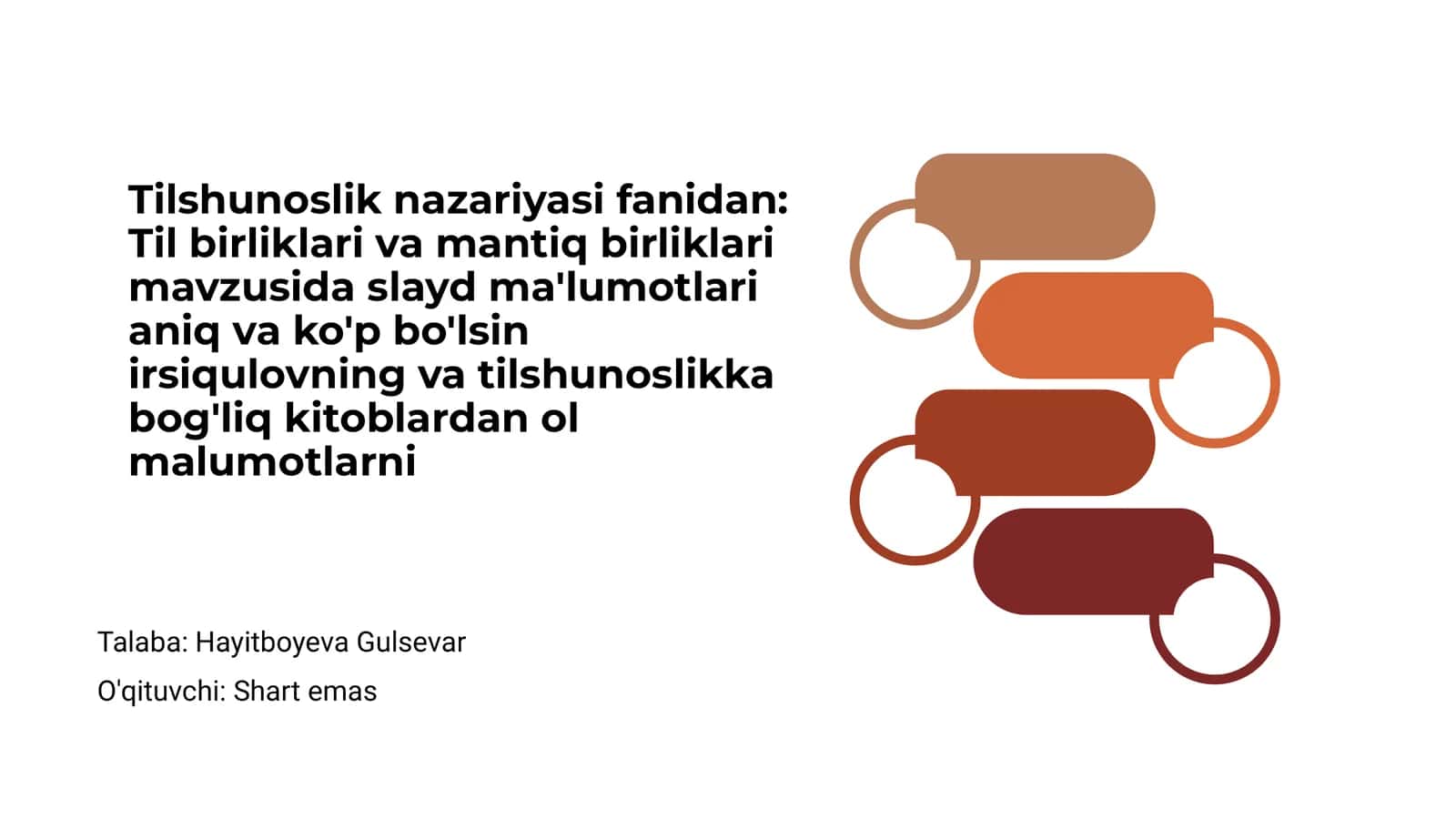 Tilshunoslik nazariyasi fanidan 1