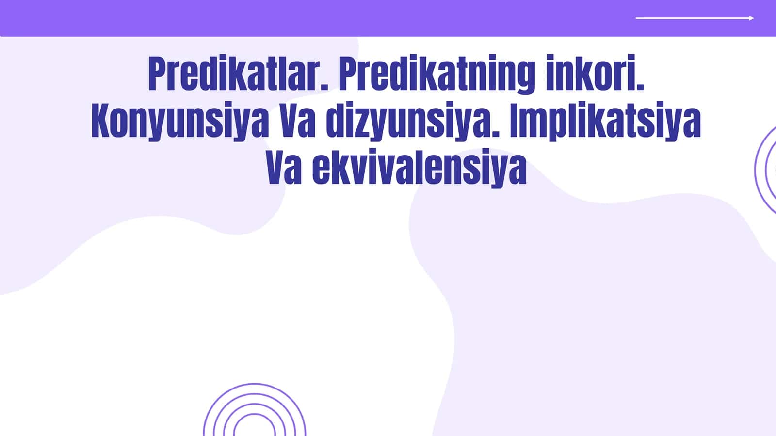 Predikatlar 1