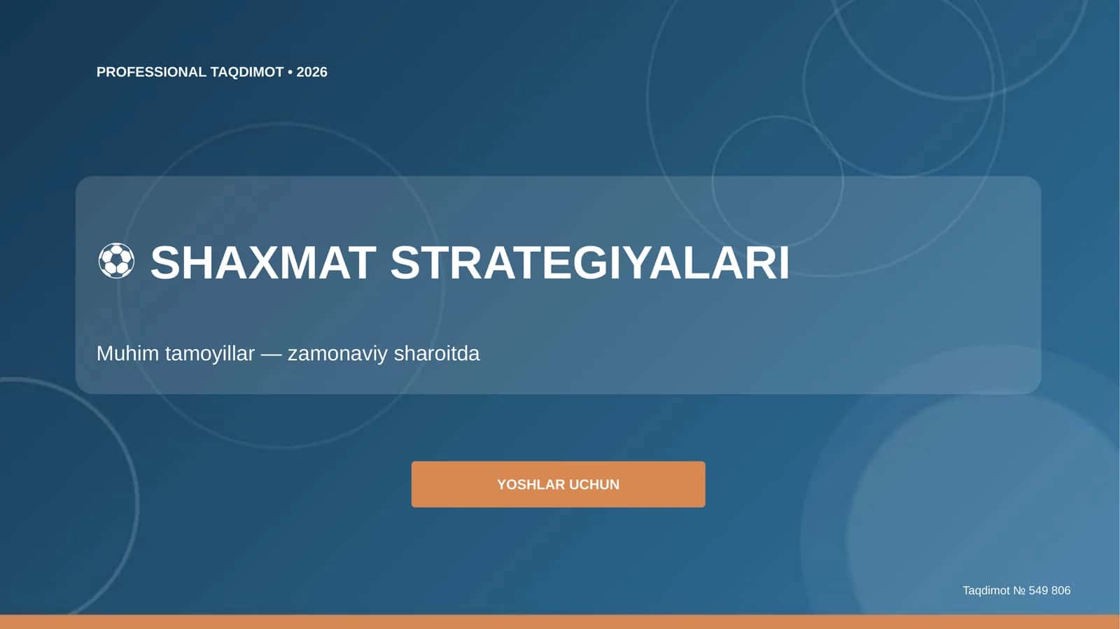 SHAXMAT STRATEGIYALARI 1