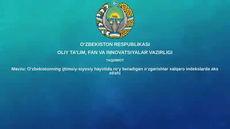 Oʻzbekistonning ijtimoiy-siyosiy hayoti