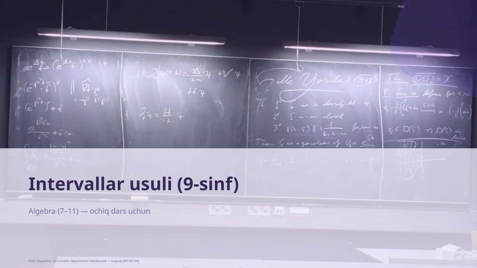 Intervallar usuli (9-sinf) 1
