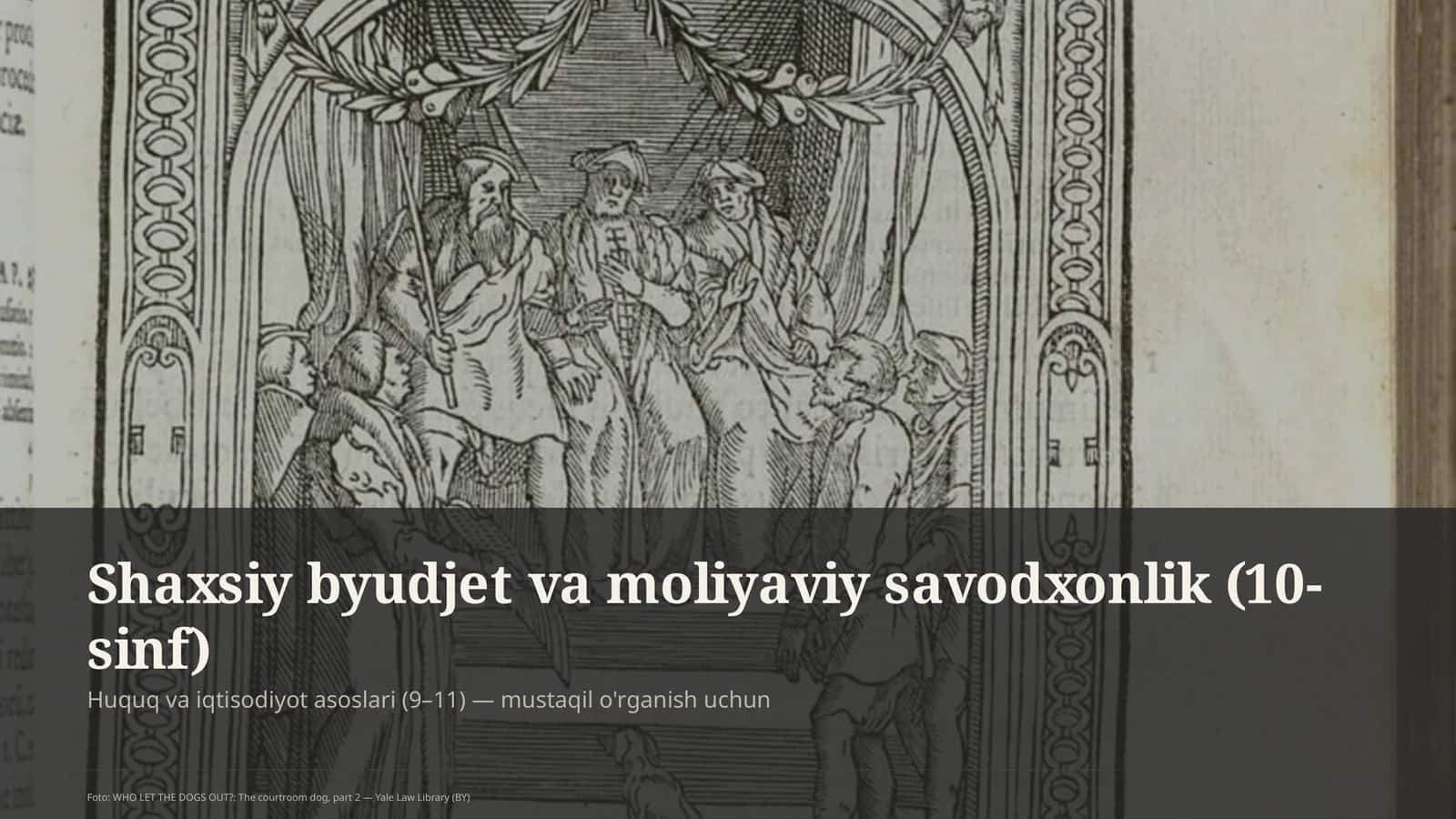 Huquq va iqtisodiyot asoslari (9–11) 1