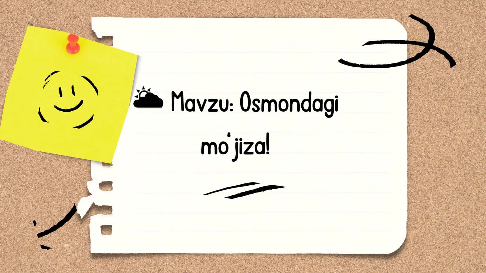 Osmondagi mo‘jiza! 1
