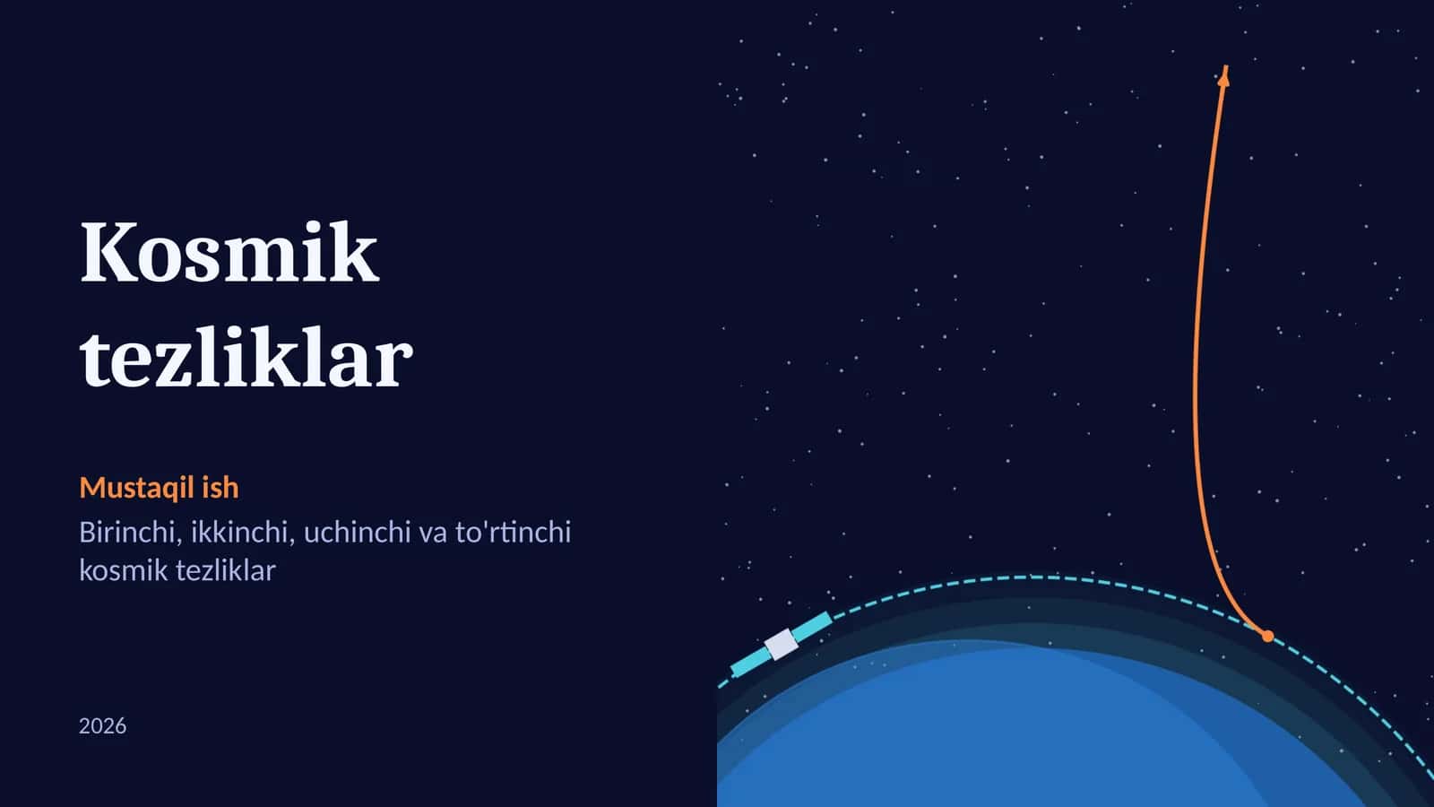 Kosmik tezliklar 1