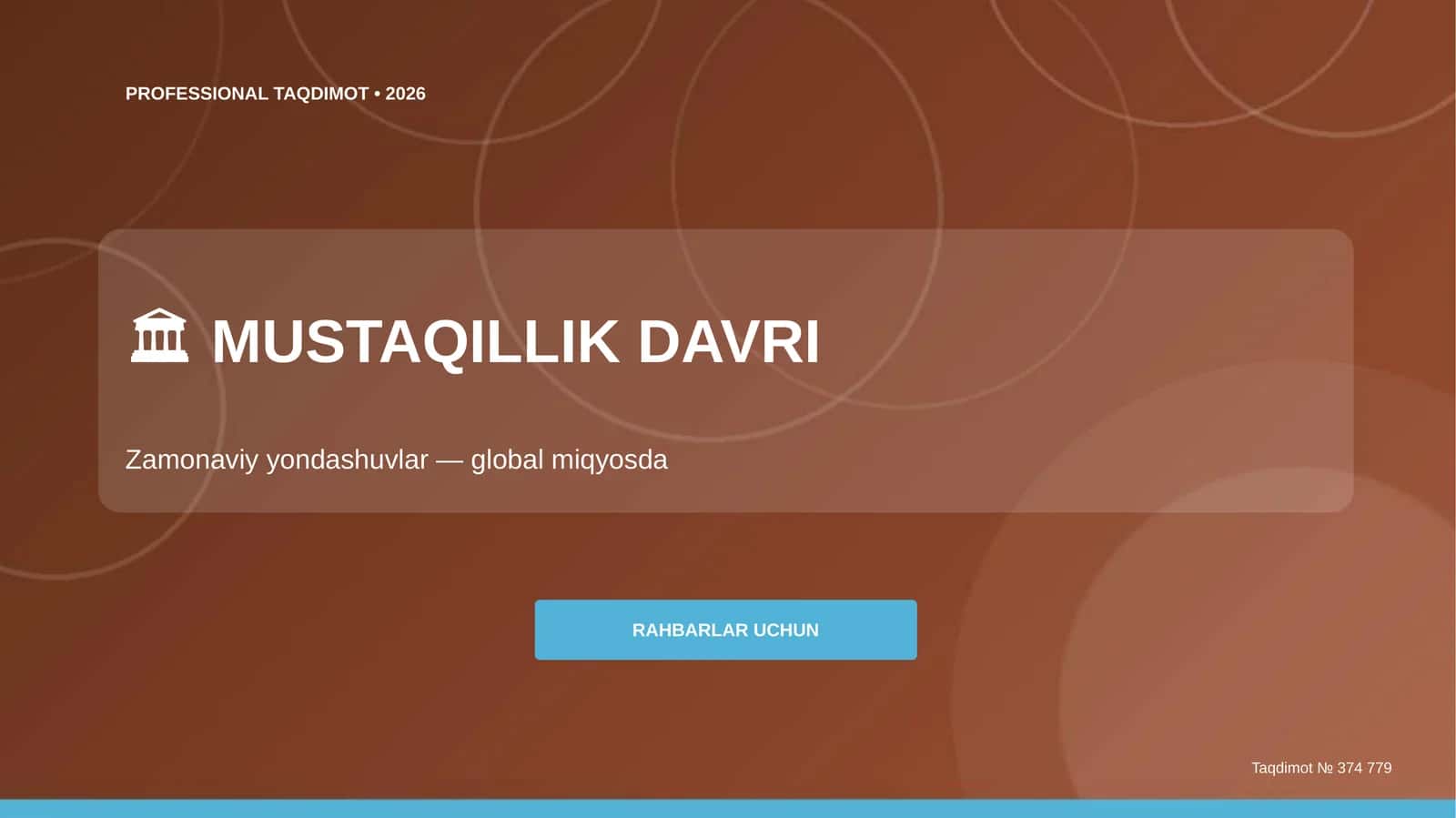 MUSTAQILLIK DAVRI 1