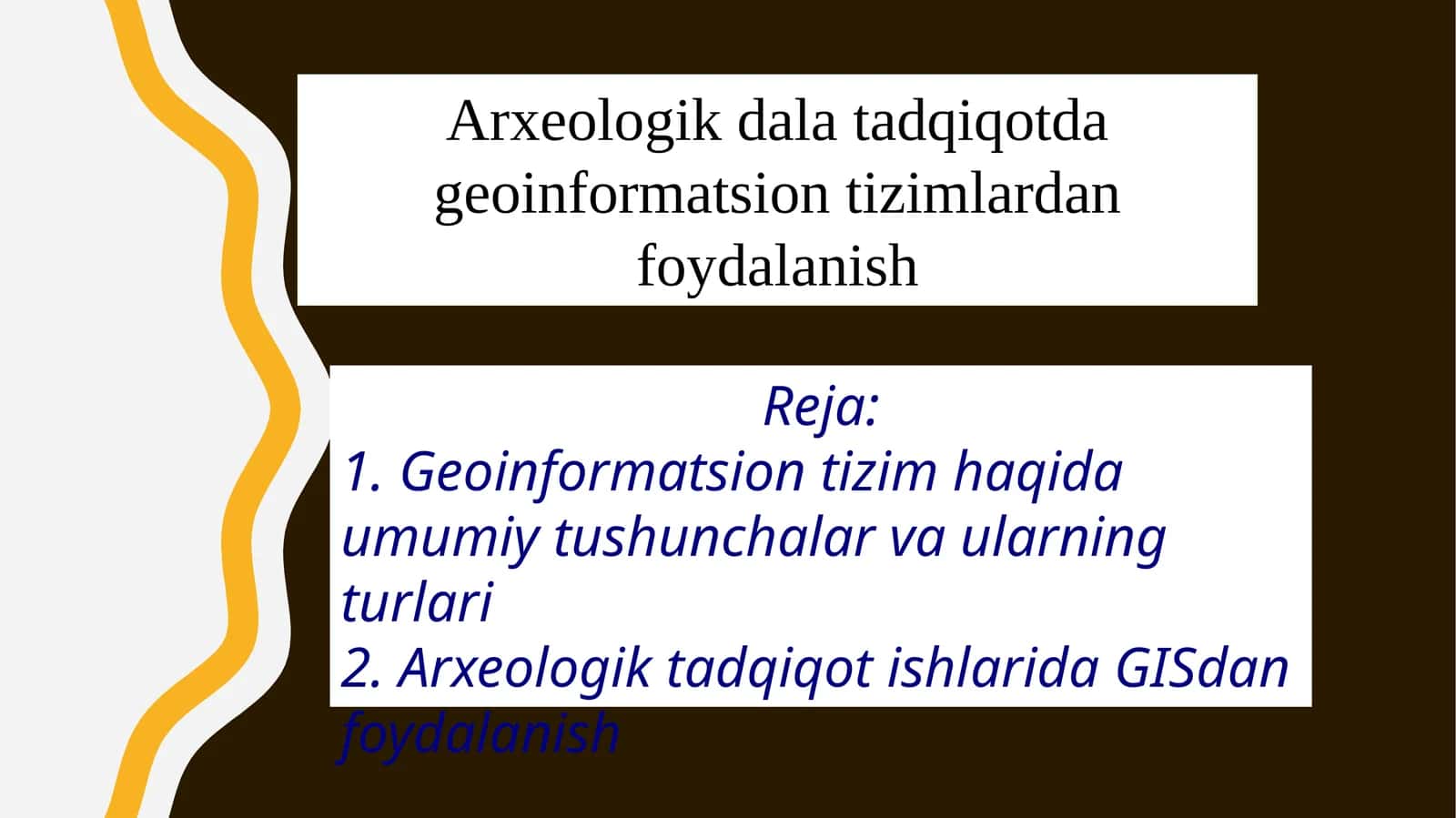 Arxeologik dala tadqiqotida geoinformatsion tizimlardan foydalanish 1