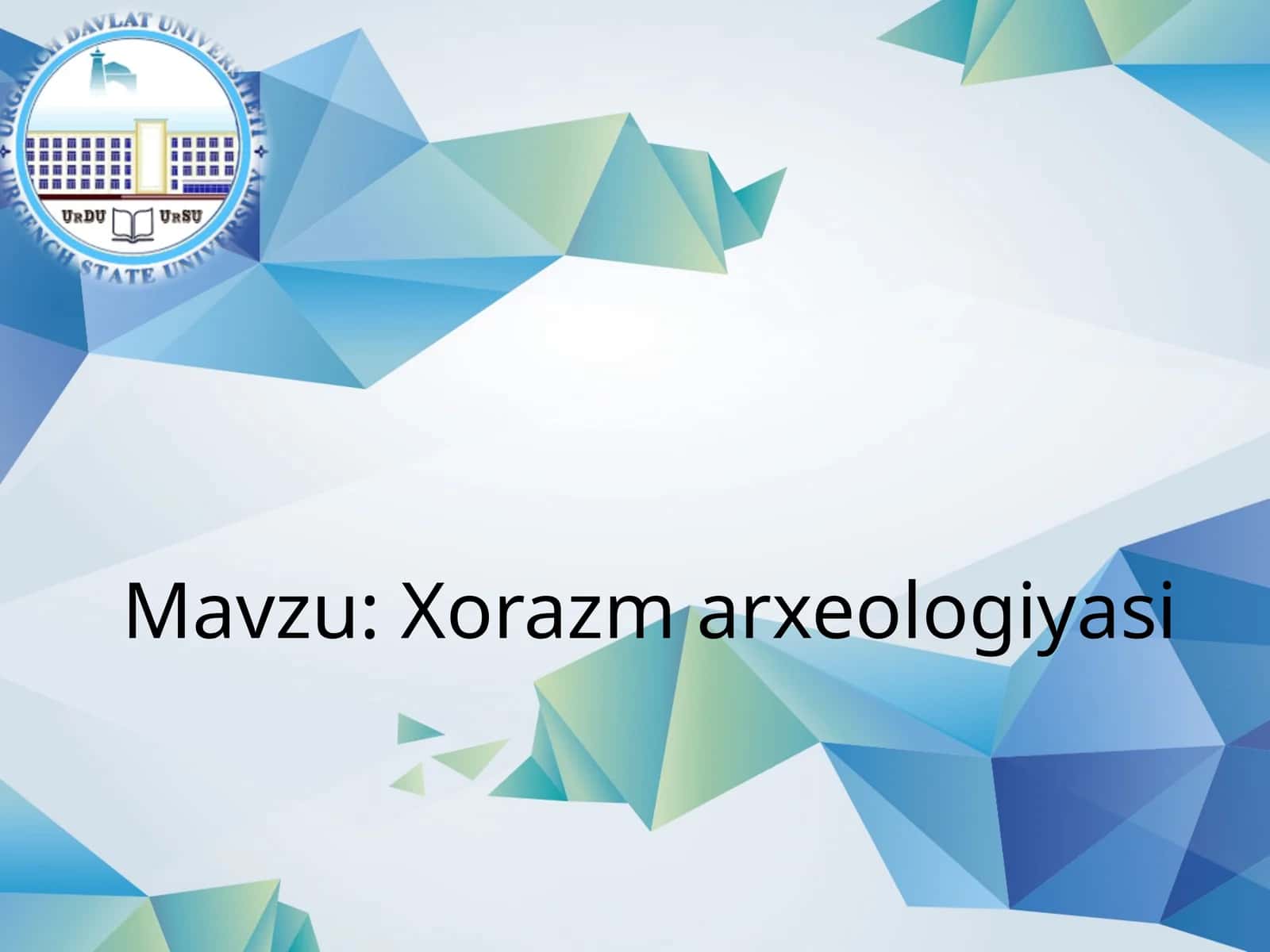 Xorazm arxeologiyasi 1
