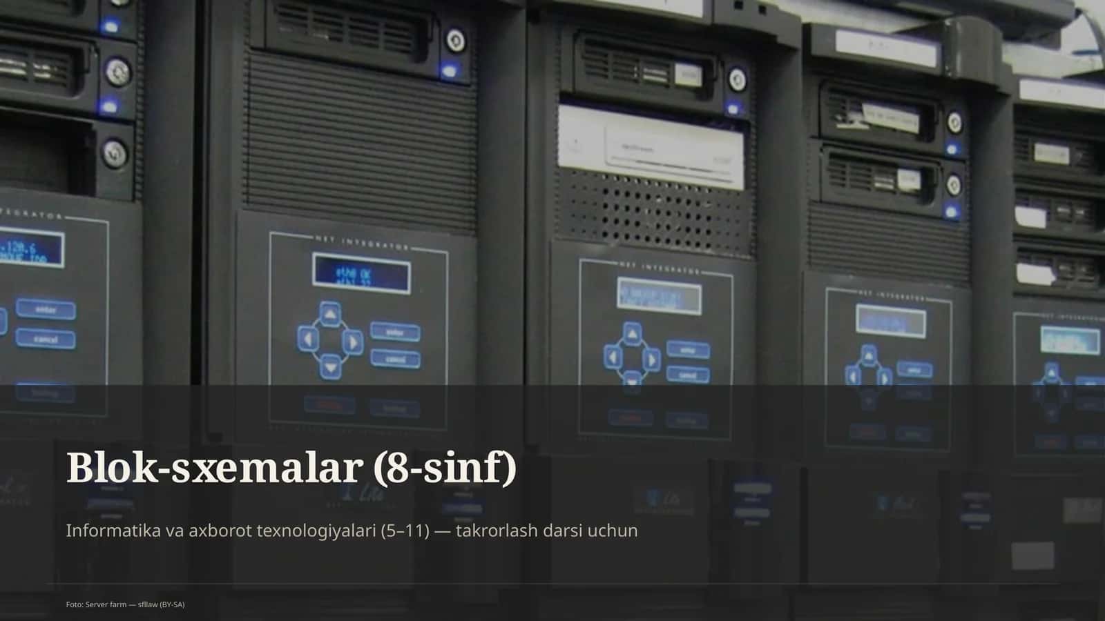 Blok-sxemalar (8-sinf) 1