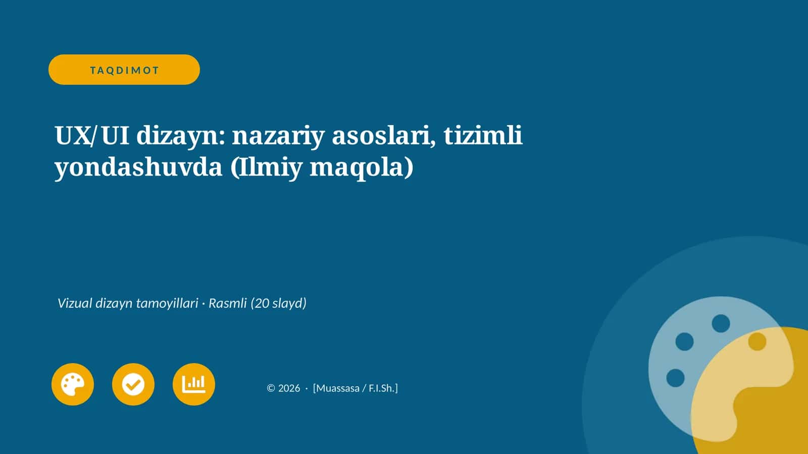 TAQDIMOT 1