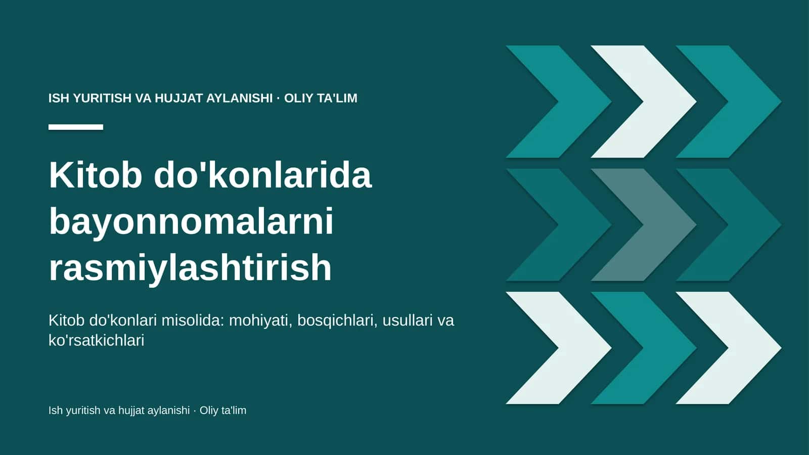Kitob do'konlarida bayonnomalarni rasmiylashtirish 1