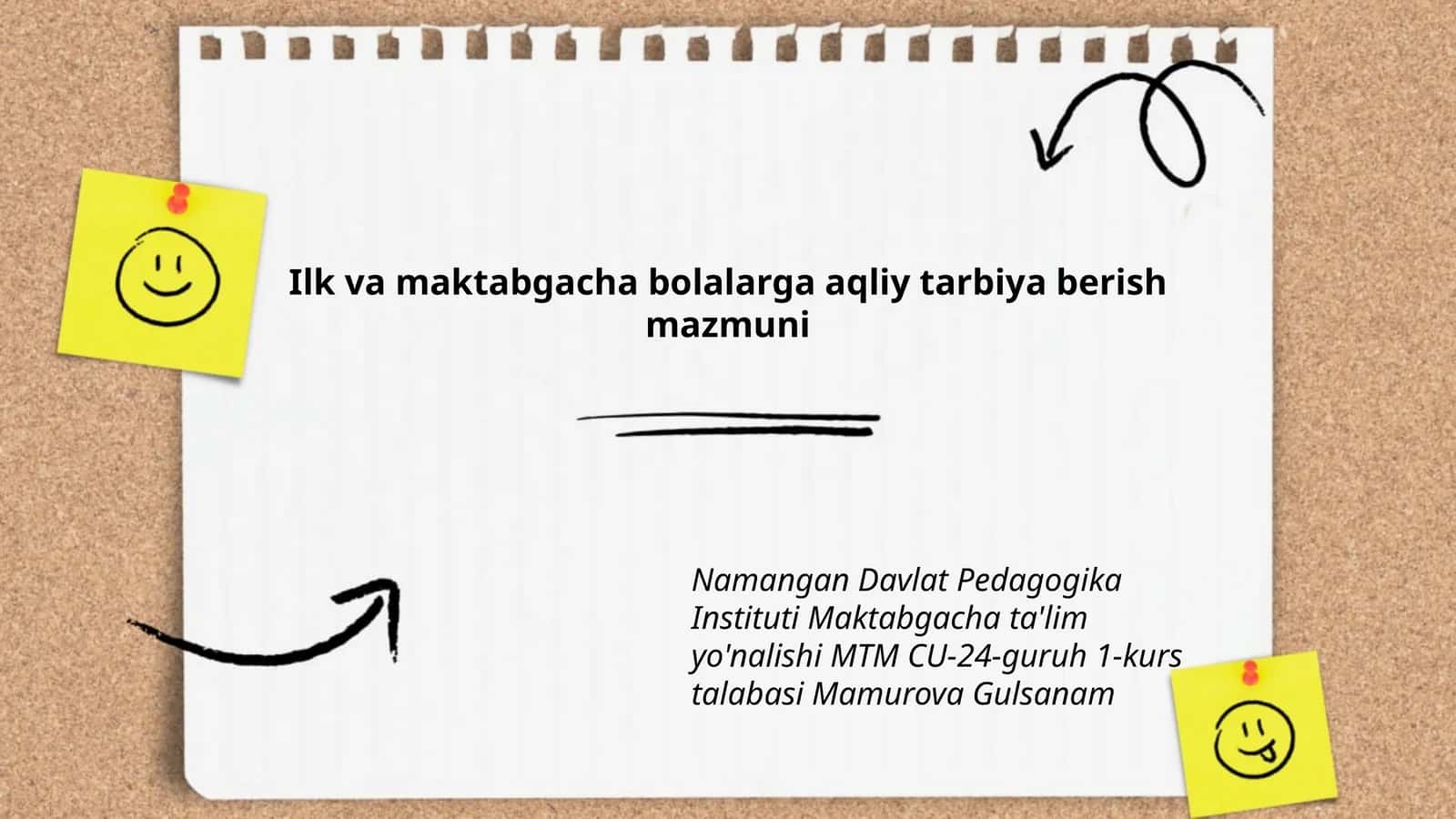 Ilk va maktabgacha bolalarga aqliy tarbiya berish mazmuni 1
