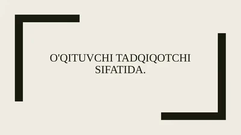 O'qituvchitadqiqotchisifatida 1