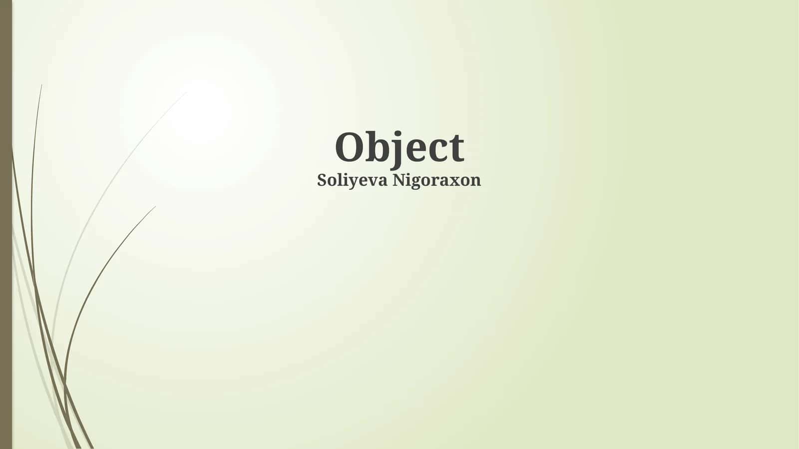 Object 1