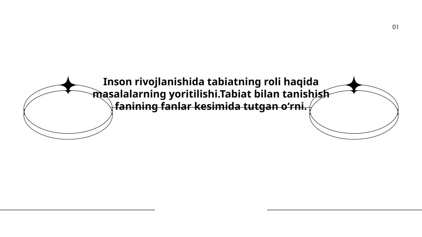 Insonning tabiat bilan uyg‘un rivojlanishi 1