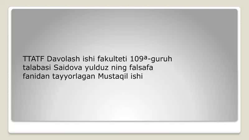 Islom madaniyatining oʻziga xosligi 1
