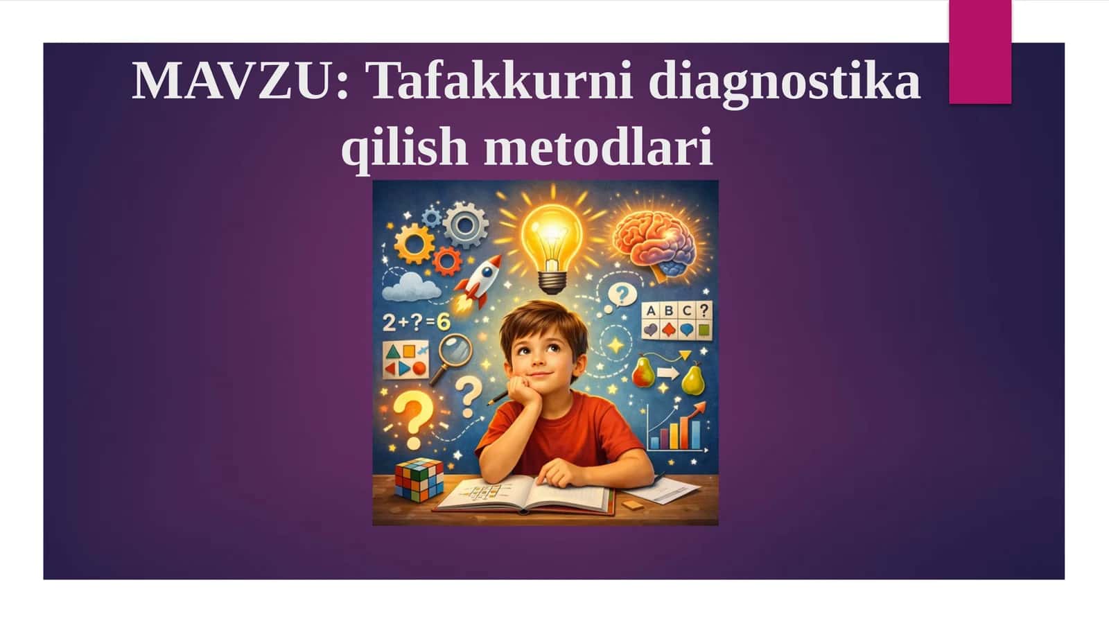 Tafakkurni diagnostika qilish metodlari 1