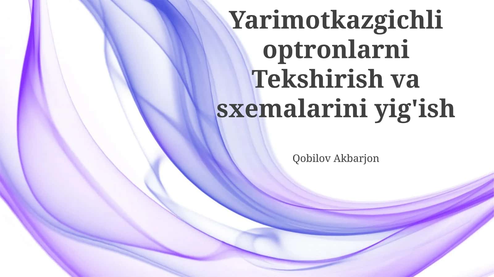 Optocouplerlar sxemalari 1
