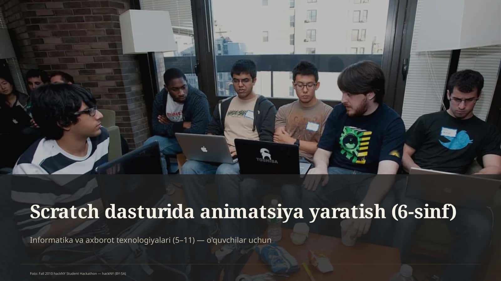 Scratch dasturida animatsiya yaratish (6-sinf) 1