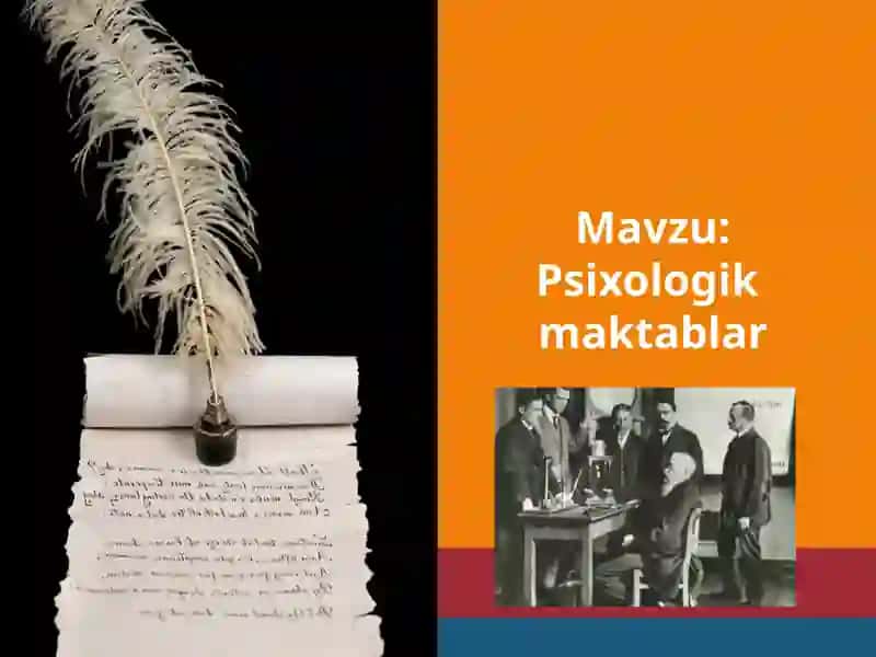 Psixologik  maktablar 1