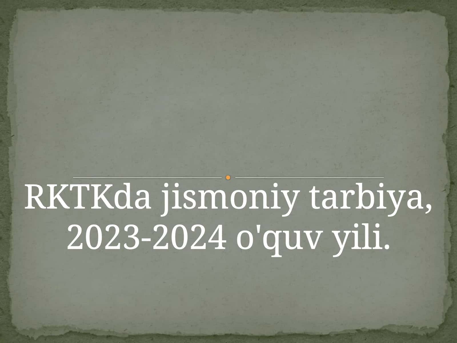 Tibbiyot kollejida jismoniy tarbiya faoliyati 1