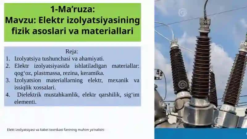Elektr izolyatsiyasi