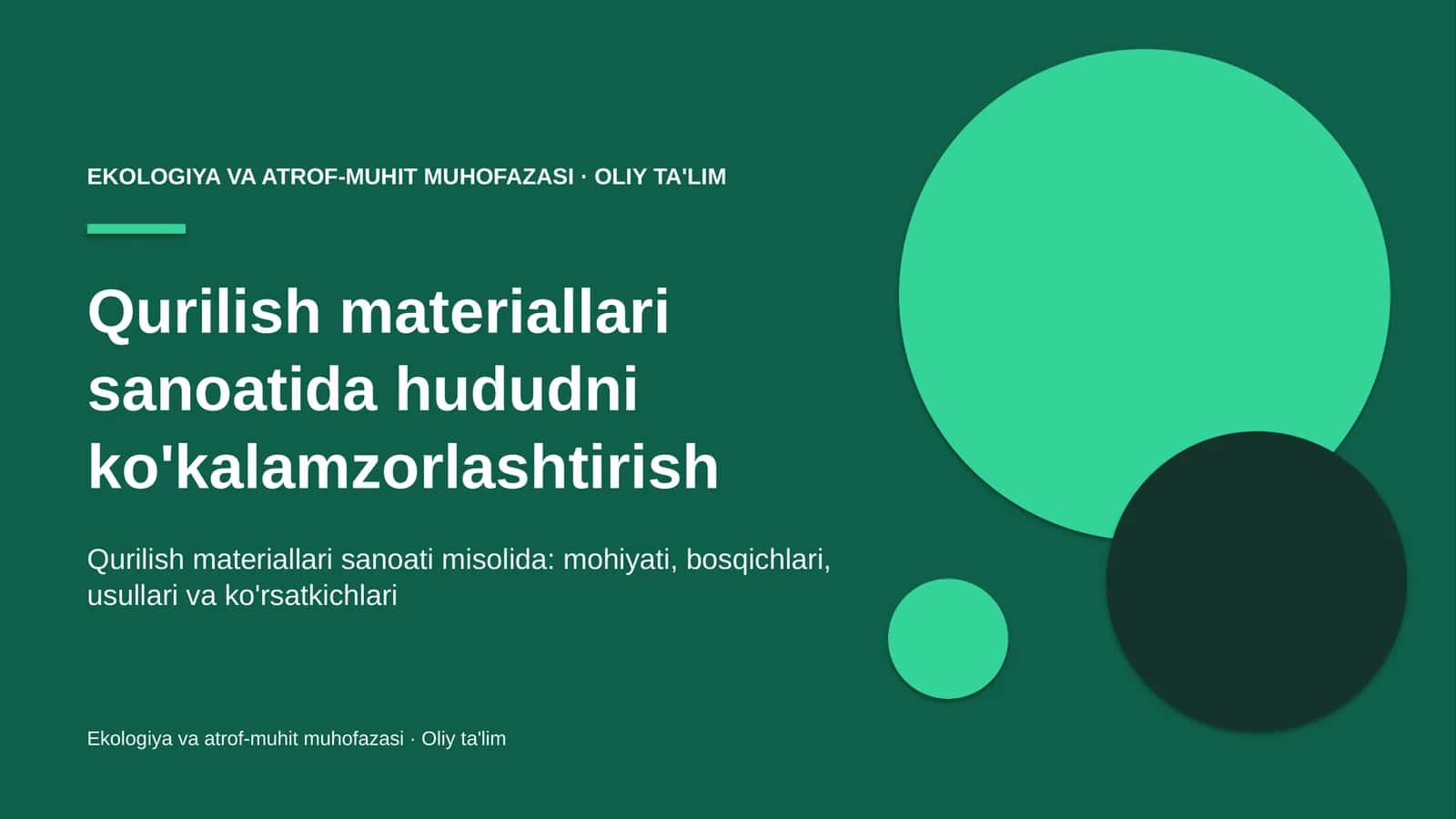 qurilish materiallari sanoatida hududni ko'kalamzorlashtirish 3067 1
