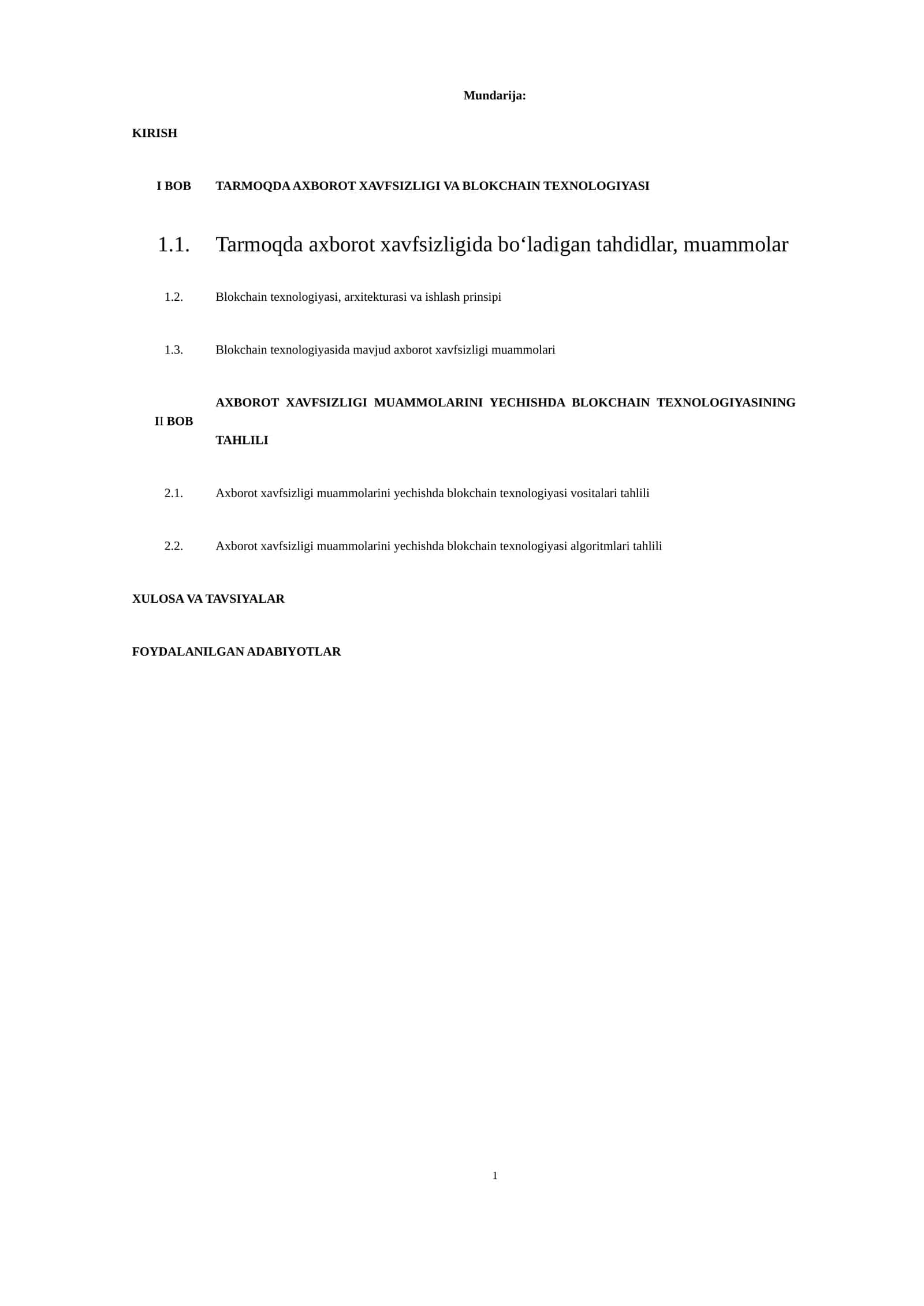 AXBOROT XAVFSIZLIGI VA BLOKCHAIN TEXNOLOGIYASI 1