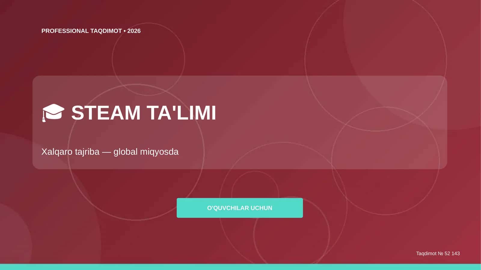 PROFESSIONAL TAQDIMOT • 2026 1