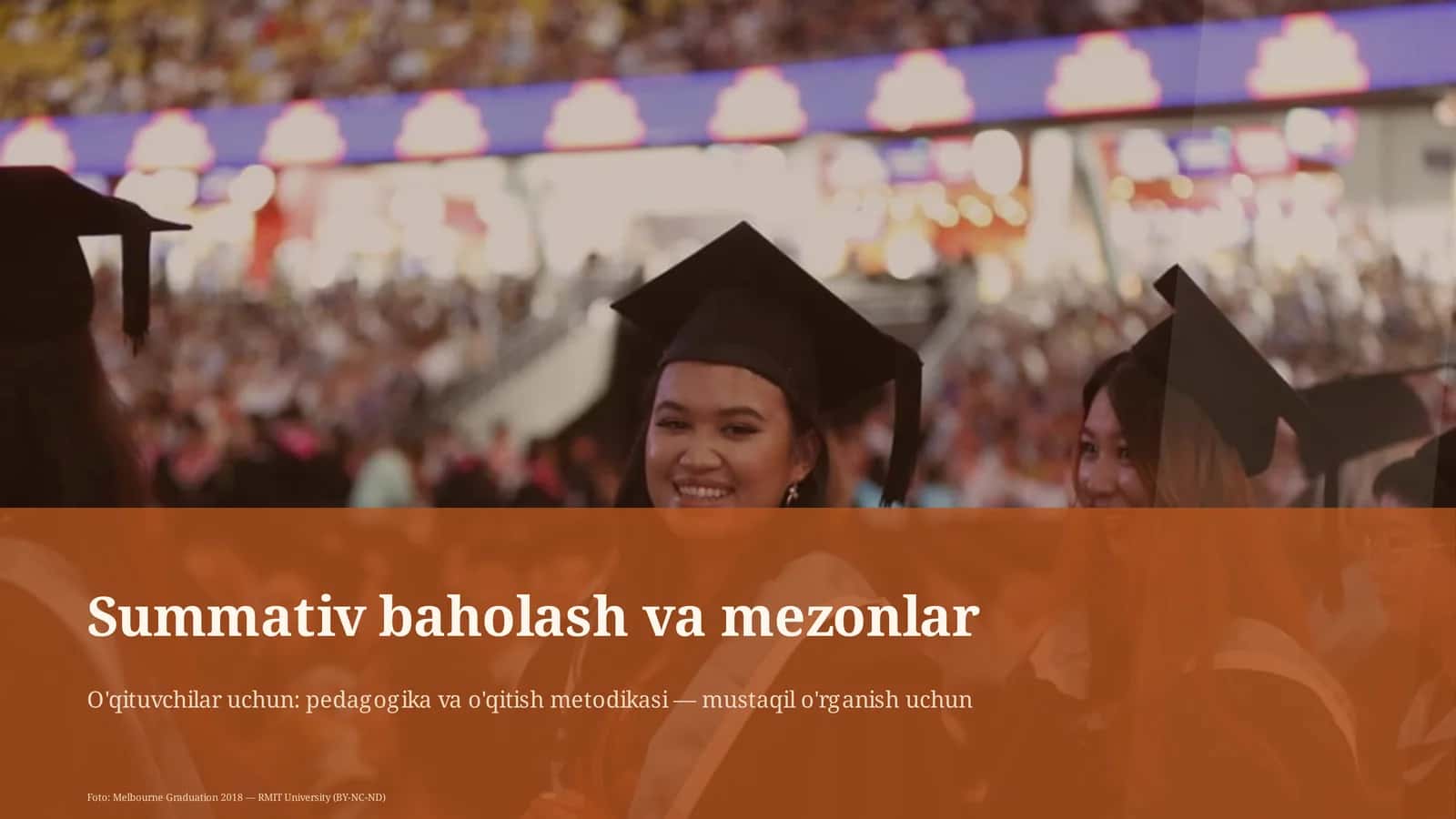 Summativ baholash va mezonlar 1